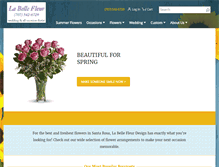 Tablet Screenshot of labellefleurcal.com